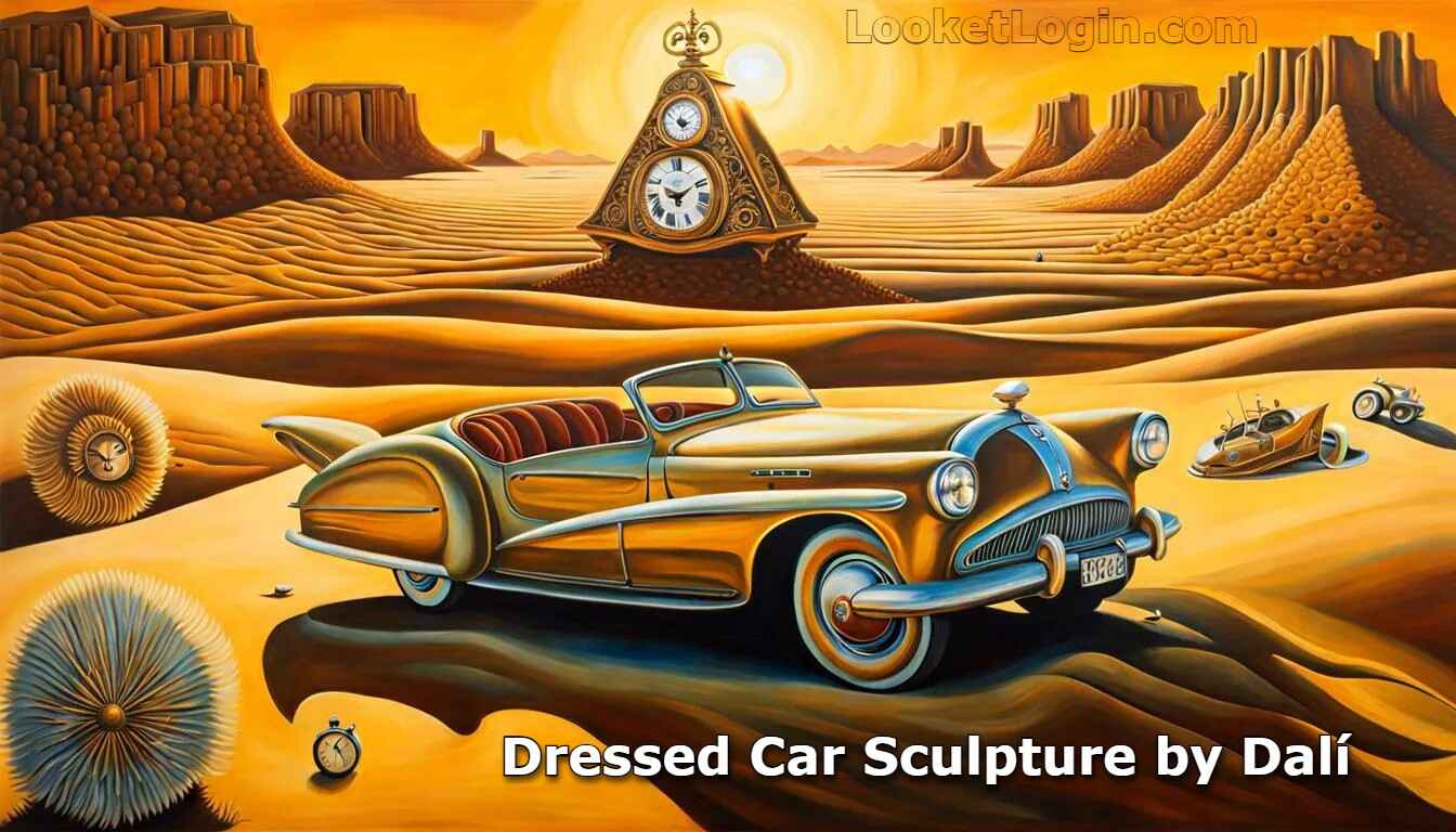 Dressed Car Sculpture by Dalí