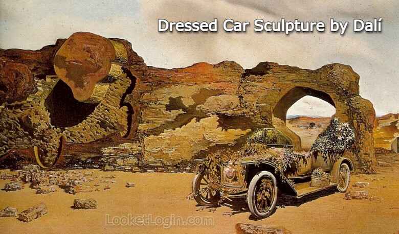 Dressed Car Sculpture by Dalí