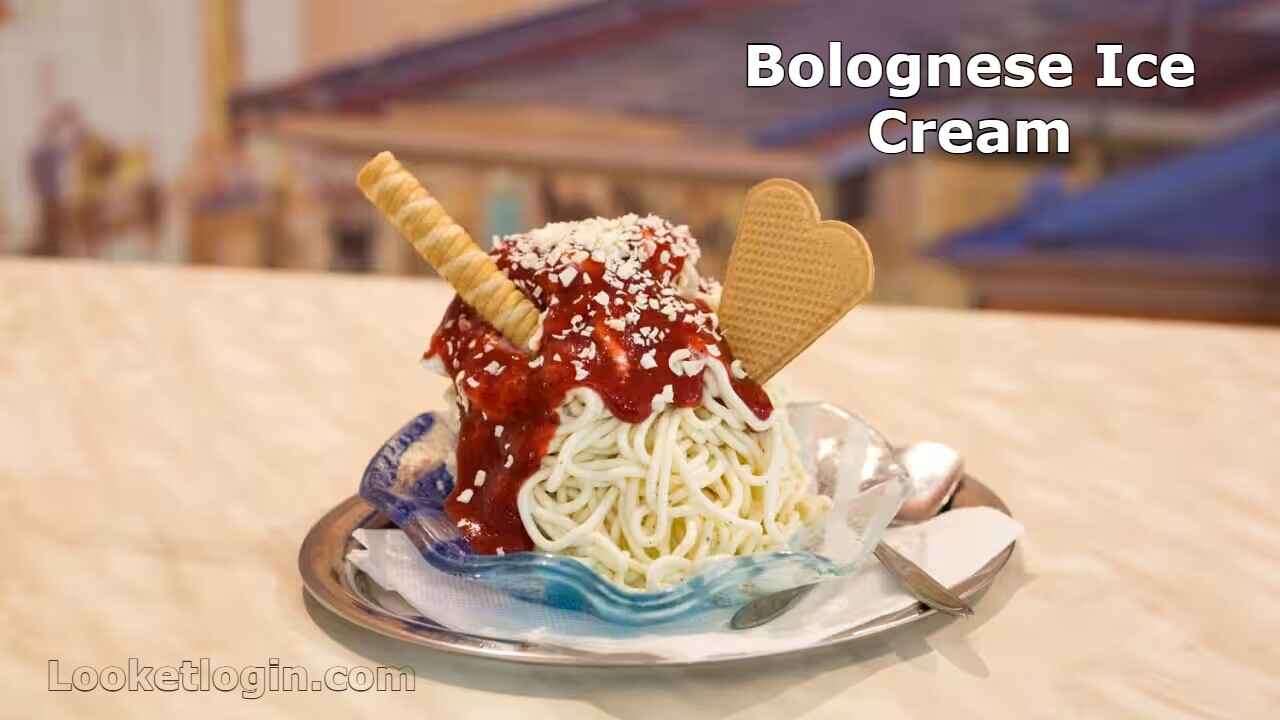 Bolognese Ice Cream