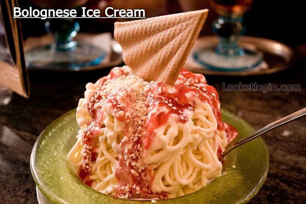 Bolognese Ice Cream