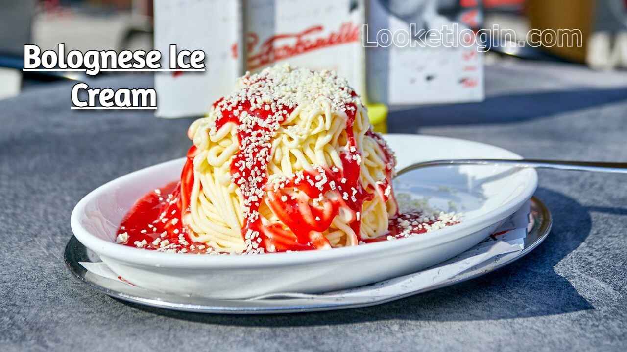 Bolognese Ice Cream