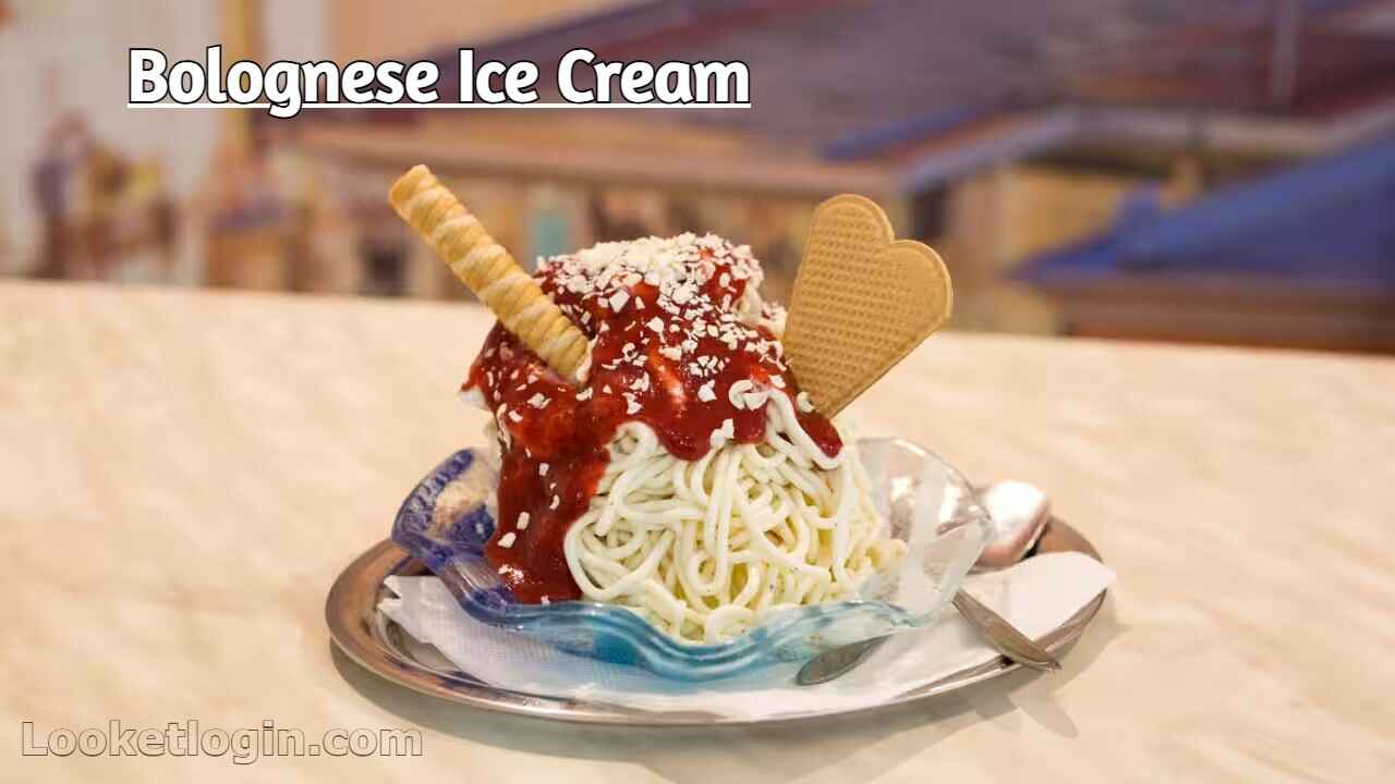 Bolognese Ice Cream